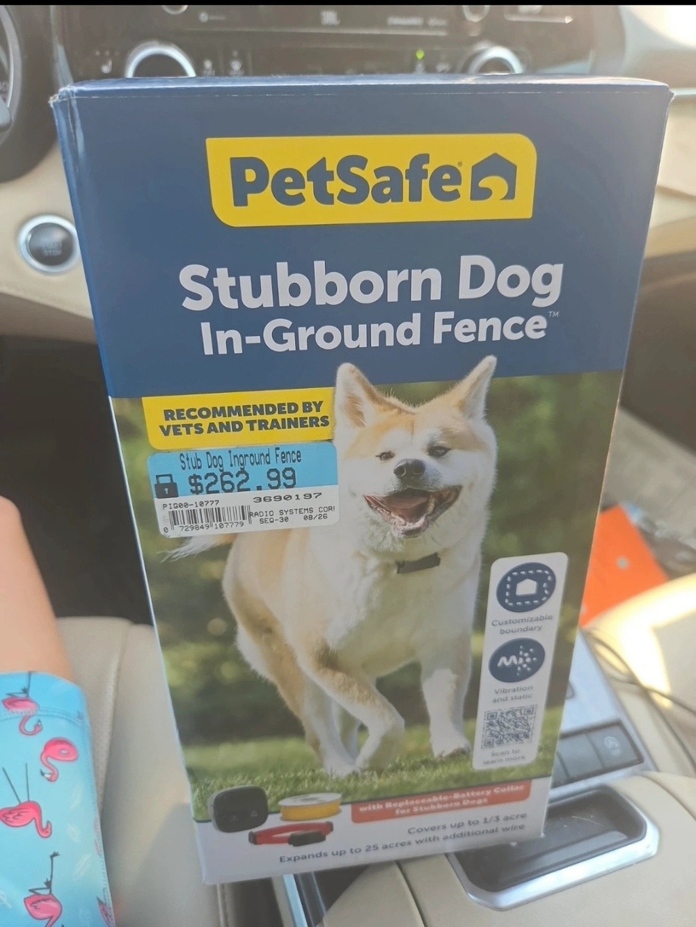 PetSafe Stubborn Dog In-Ground Fence - Blue and Yellow Packaging